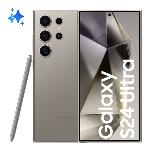 Samsung Galaxy S24 Ultra 5G 12GB/1TB Titanium Grey Mobilais Telefons