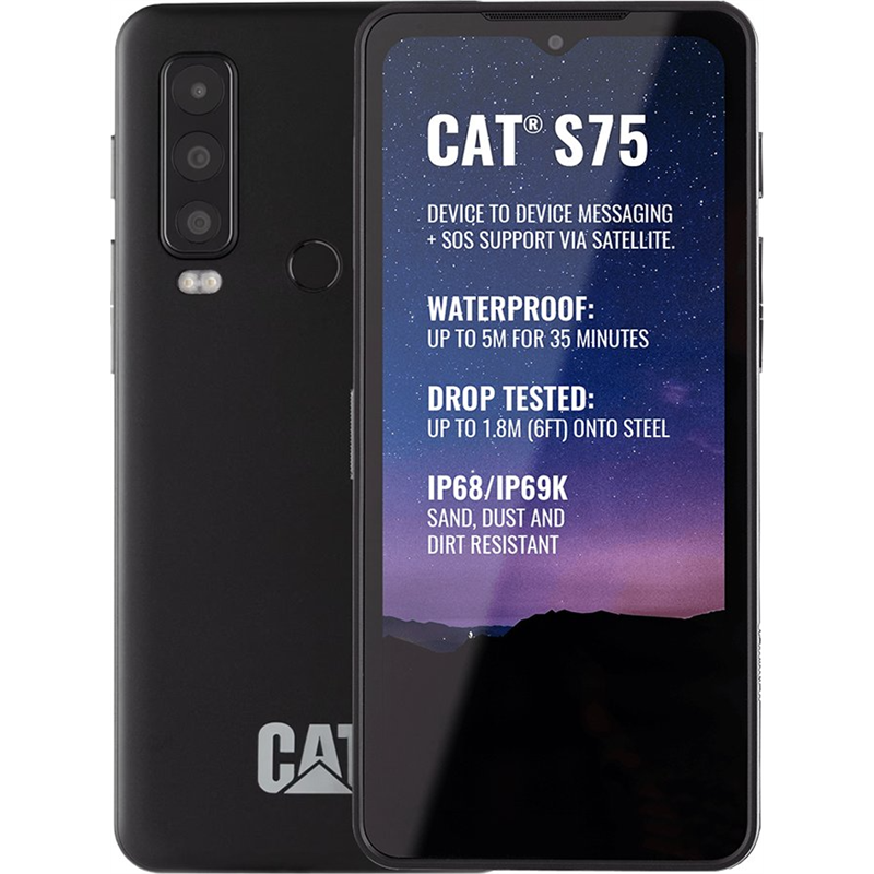 CAT S75 5G 6GB/128GB black Mobilais Telefons