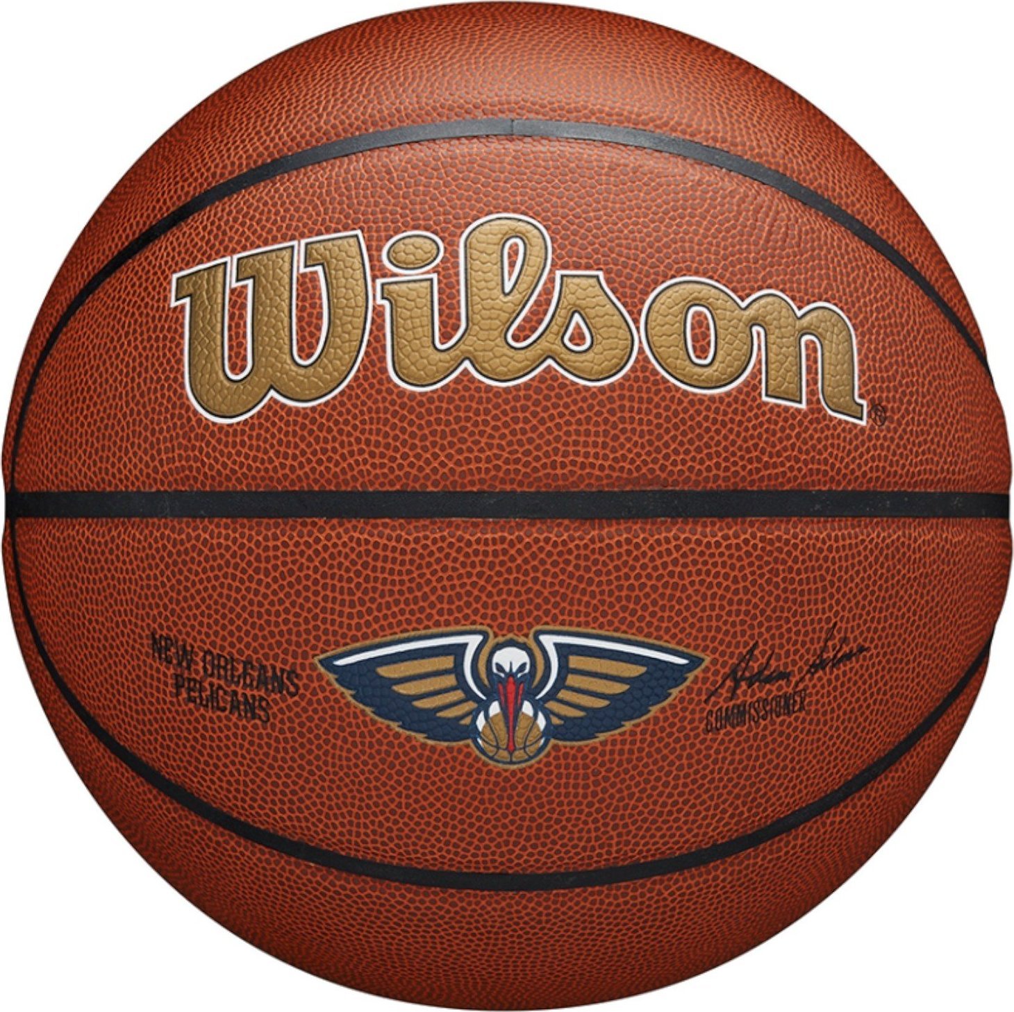 Wilson Wilson Team Alliance New Orleans Pelicans Ball WTB3100XBBNO Brazowe 7 WTB3100XBBNO (194979034354) bumba