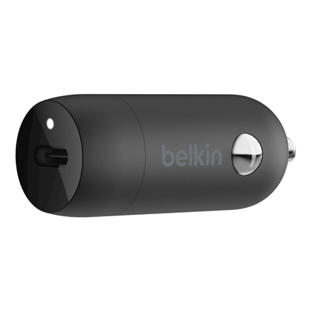 Belkin Car Charger USB-C 20W Power Delivery, black CCA003btBK