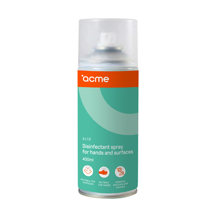 Acme CL12 Disinfectant Cleaning Spray for Hand and Surface, 400 ml tīrīšanas līdzeklis