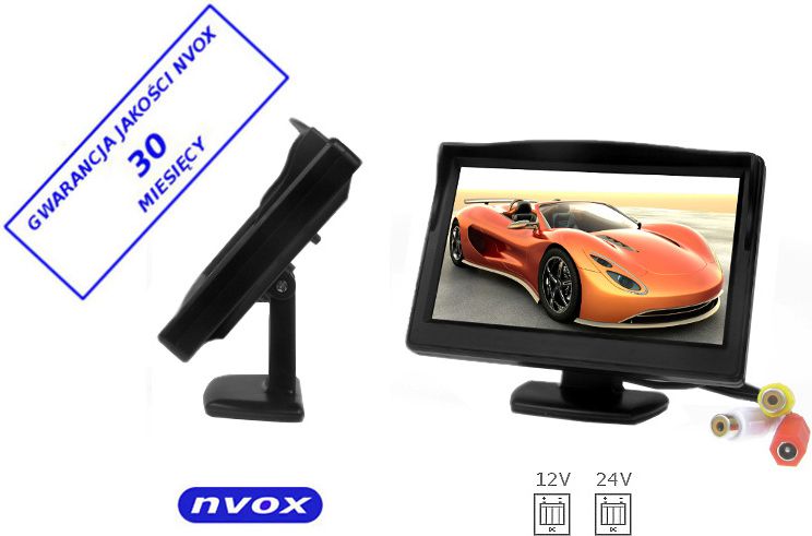 NVOX HM5002    LCD 5 inch auto audio aksesuārs
