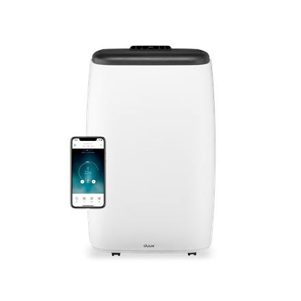 Duux Smart Mobile Air Conditioner North Number of speeds 3, White, 18000 BTU/h kondicionieris