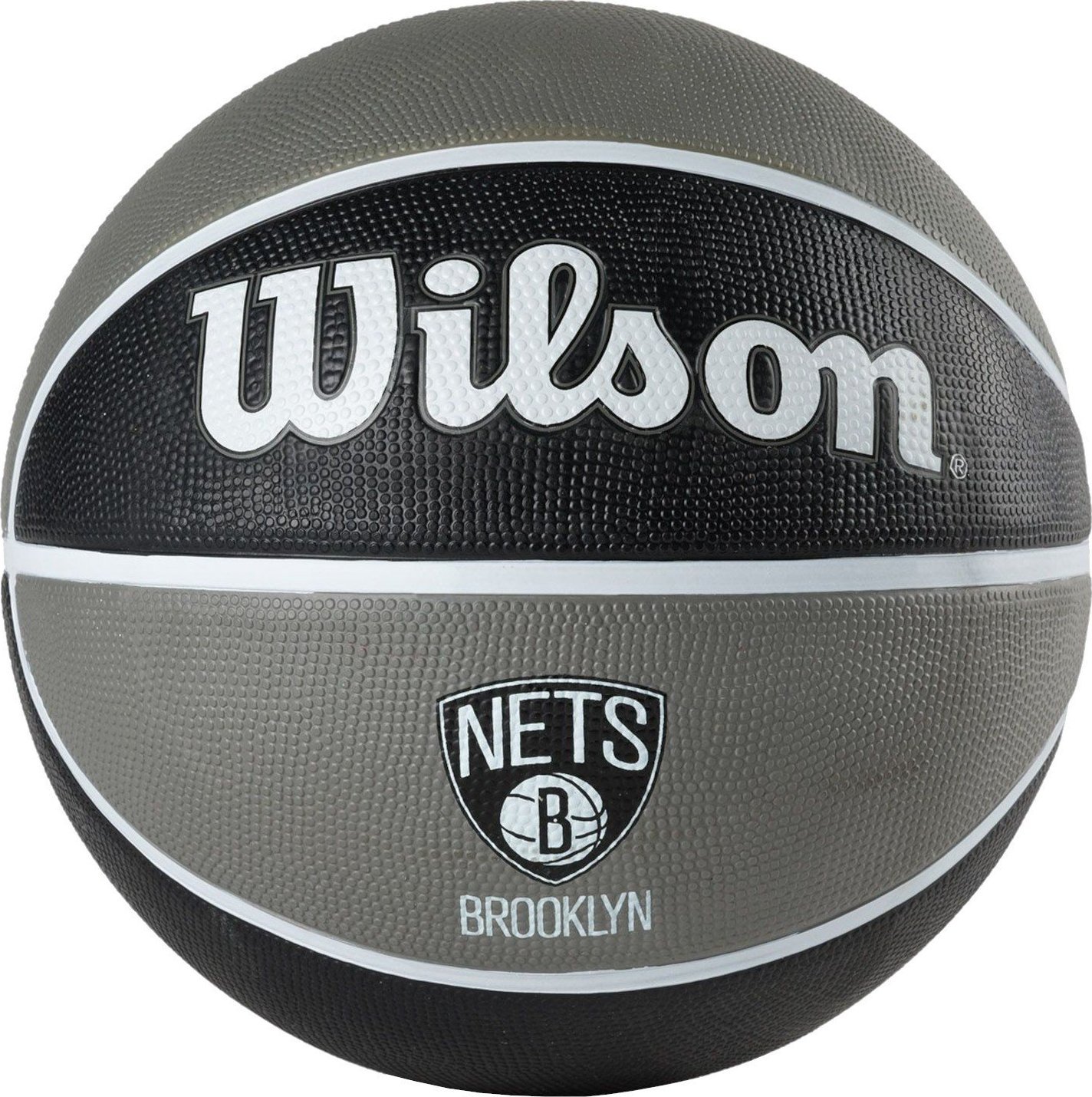 Wilson NBA Team Brooklyn Nets Pilka Czarno-szara r. 7 (WTB1300XBBRO0 WTB1300XBBRO (194979033609) bumba