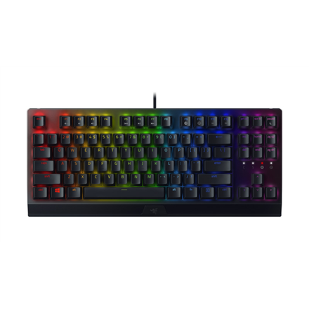 Razer BlackWidow V3  RGB LED light, US, Wired, Black klaviatūra