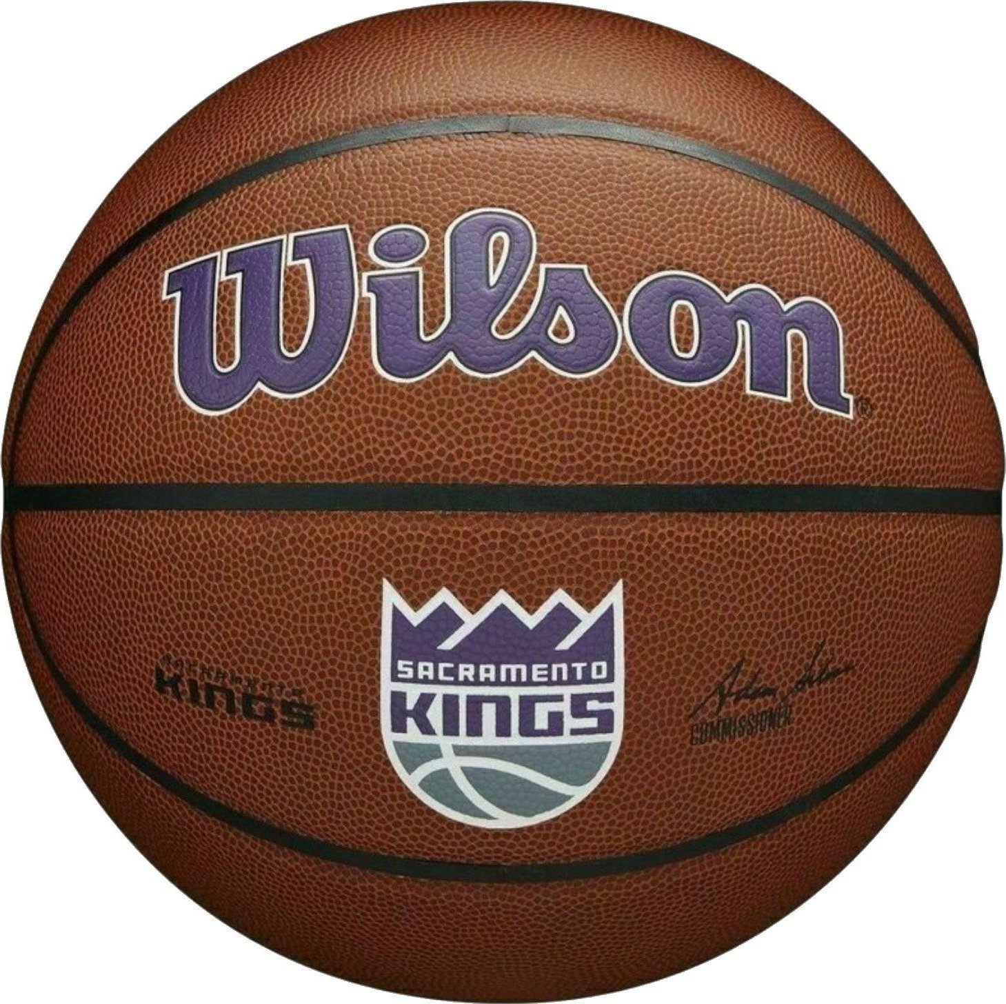 Wilson Wilson Team Alliance Sacramento Kings Ball WTB3100XBSAC Brazowe 7 WTB3100XBSAC (194979034422) bumba