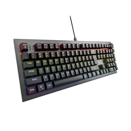 NOXO Conqueror Mechanical gaming keyboard, Blue Switches, EN/RU klaviatūra