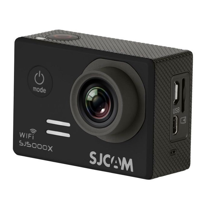 SJCam SJ5000x Elite Wi-Fi Ūdendroša 30m Sporta Kamera 12.4MP 170° 4K HD 2.0" LCD Ekrāns Melna sporta kamera