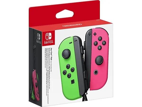 Nintendo Joy-Con Controller 2er-Set Neon-Green/Neon-Pink spēļu konsoles gampad