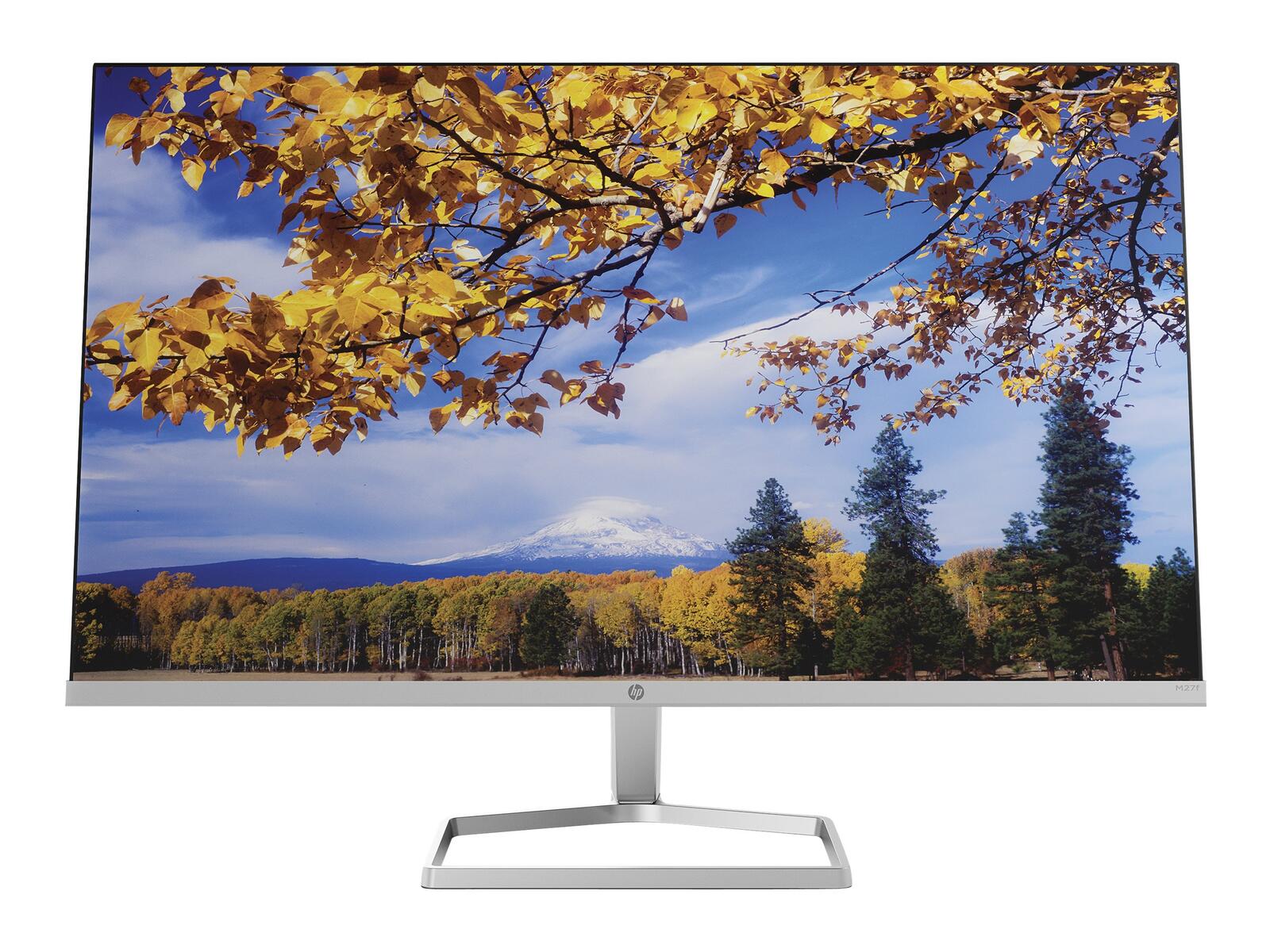 HP M27f 68.6 cm (27") 1920 x 1080 pixels Full HD LCD Black, Silver monitors