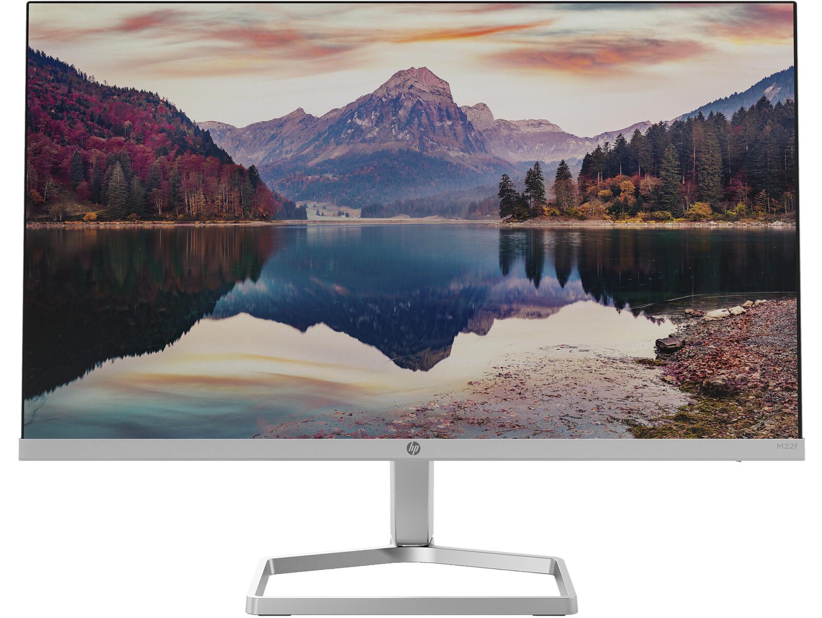 HP M22f 54.6 cm (21.5") 1920 x 1080 pixels Full HD LCD Black, Silver monitors