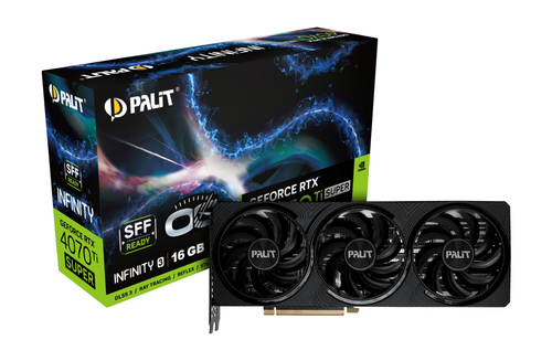 Palit GeForce RTX 4070 Ti SUPER Infinity 3 OC 16GB GDDR6X (NED47TSS19T2-1043S) video karte