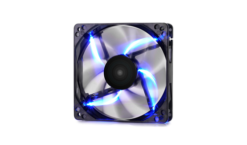 DeepCool 120 mm case ventilation fan, Wind Blade 120, transparent, hydro bearing,4 LED deepcool ventilators