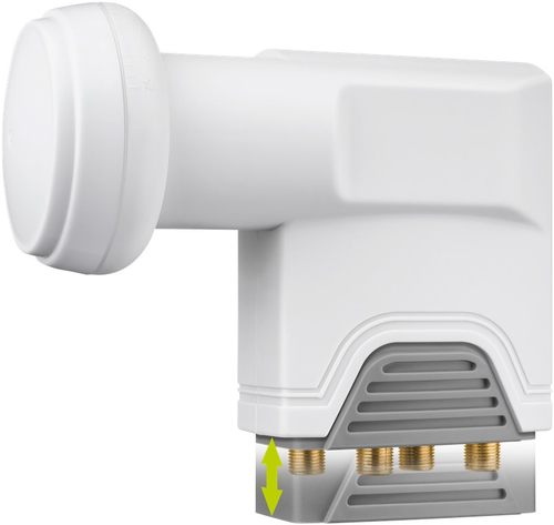 goobay Quattro Universal LNB 0,1dB resīveris