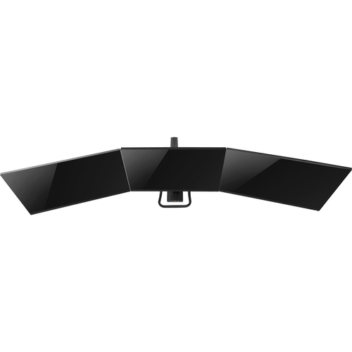 INLINE - Tischhalterung für 3 LCD-Anzeigen - Aluminium - Schwarz - Bildschirmgröße: 68,58 cm (27) 4043718289097