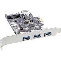 InLine 76662C Schnittstellenkarte/Adapter USB 3.2 Gen 1 (3.1 Gen 1) (76662C) 4043718282760 Barošanas kabelis