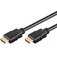 Kabel Goobay HDMI - HDMI 0.5m czarny (69122) kabelis video, audio