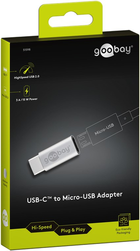 Goobay Adapter  51598 USB-C to Micro USB