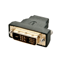 Lindy - Videoanschluß - HDMI, 19-polig (W) - DVI-D (M) (41228) 4002888412285