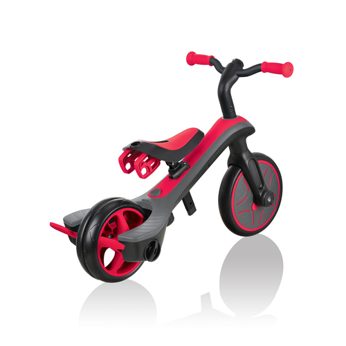 Globber Globber tricycle Explorer 4 in 1 red 632-102 bērnu ratiņi