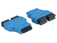 DELOCK USB3.0 Adapter Pinheader -> 2x A Bu/Bu nebeneinand adapteris