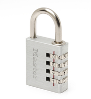 Master Lock Combination Lock 40mm aluminium housing 7640EURD drošības sistēma