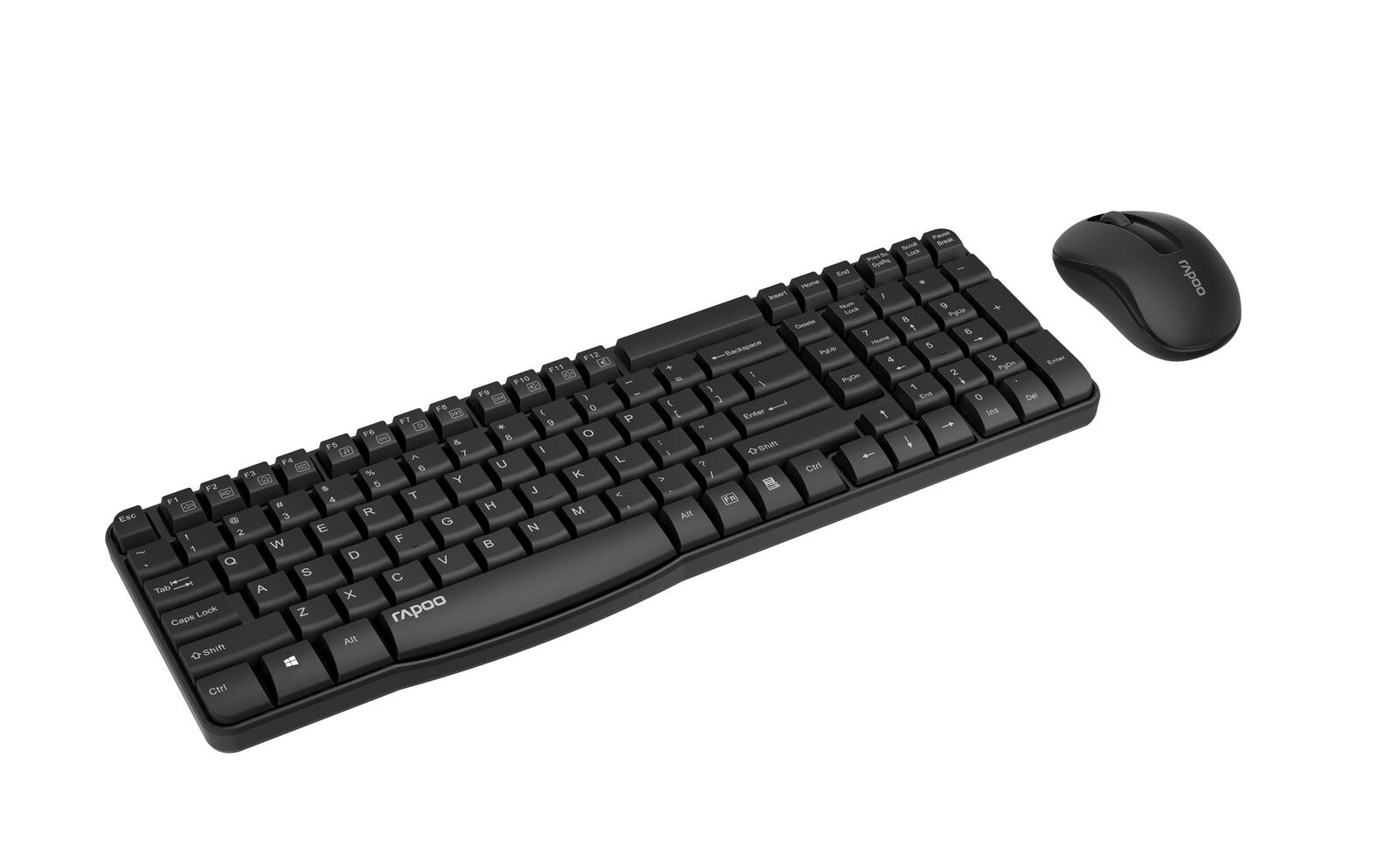 Rapoo X1800S Desktop-Set (Kabelloses Desktop-Set, DE-Layout) klaviatūra