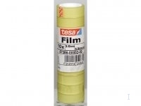 tesa Film standard, transparent, 15 mm x 10 m Klebefilm aus PP-Folie, gute Klebkraft, leicht abrollbar (57386-00002-00) 4042448049681 biroja tehnikas aksesuāri