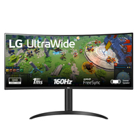 LG | Curved UltraWide Monitor | 34WP65CP-B | 34  | VA | QHD | 21:9 | 160 Hz | 5 ms | 3440 x 1440 | 300 cd/m² | HDMI ports quantity 2 | Black monitors