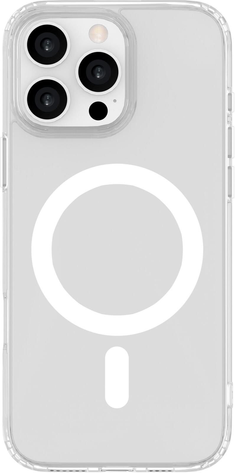 eSTUFF iPhone 16 Pro Max INFINITE OSLO Magnetic Hybrid Cover - Transparent maciņš, apvalks mobilajam telefonam
