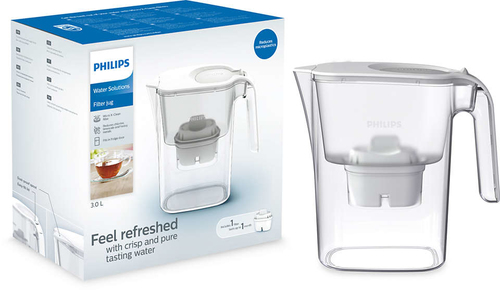 Philips Pitcher Micro Xclean 3l white AWP2936WH/10 Virtuves piederumi