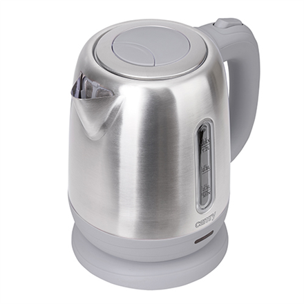 Camry Kettle CR 1278 Standard, 1630 W, 1.2 L, Stainless steel, Stainless steel, 360° rotational base Virtuves piederumi