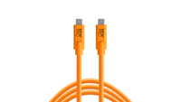 Tether Tools USB-C to USB-C 4,60m orange foto, video aksesuāri