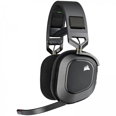 CORSAIR HS80 Gaming Headset RGB, Wireless, Carbon austiņas