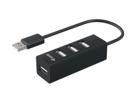Equip USB-Hub 4-Port 2.0  ->4x2.0      ohne Netzteil schwarz USB centrmezgli