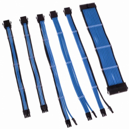 Kolink Core Adept Braided Cable Extension Kit - Blue Barošanas bloks, PSU