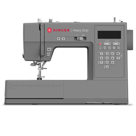 Singer Heavy Duty Sewing Machine HD6705C	 Number of stitches 200, Number of buttonholes 1, Grey Šujmašīnas