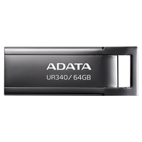 ADATA UR340 USB flash drive 64 GB USB Type-A 3.2 Gen 2 (3.1 Gen 2) Black USB Flash atmiņa