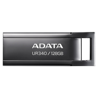 ADATA UR340 USB flash drive 128 GB USB Type-A 3.2 Gen 2 (3.1 Gen 2) Black USB Flash atmiņa