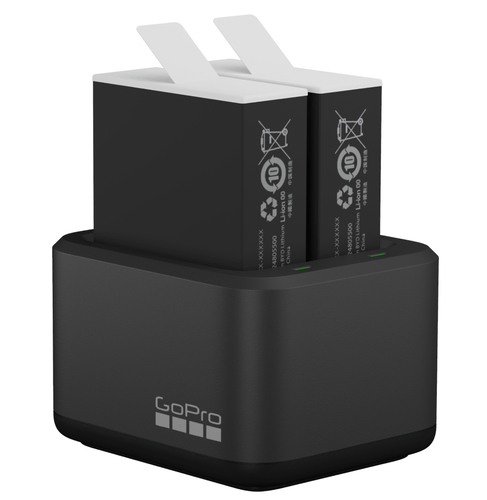 GoPro Dual charger + Enduro battery x2 HERO12 / HERO11 / HERO10 / HERO9 BLACK ADDDBD-211-EU Sporta kameru aksesuāri