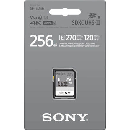 Sony SF-E256 256 GB, SDXC, Flash memory class 10 atmiņas karte