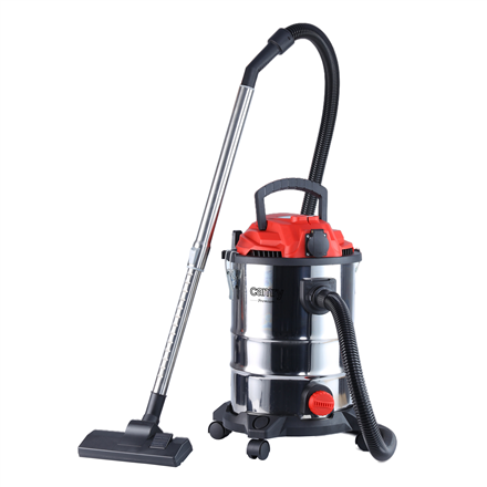 Camry Professional industrial Vacuum cleaner CR 7045 Bagged, Wet suction, Power 3400 W, Dust capacity 25 L, Red/Silver 5902934839907 Putekļu sūcējs