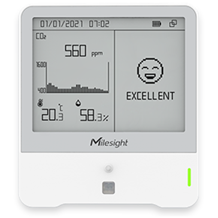 Milesight AM307-868M LoRaWAN Ambience Monitoring Sensor 7 in 1 datortīklu aksesuārs