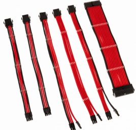 Kolink Core Adept Braided Cable Extension Kit - Red Barošanas bloks, PSU