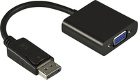 Deltaco DP-VGA7 video cable adapter 0.2 m DisplayPort VGA (D-Sub) Black 0734000467384