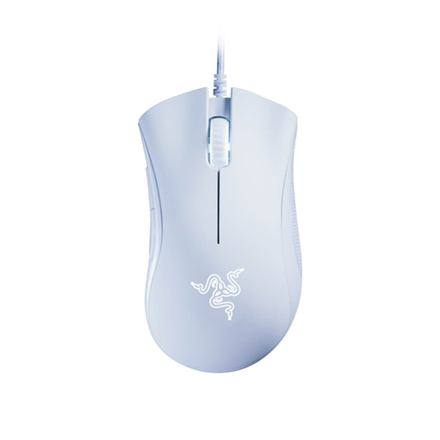 Razer Gaming Mouse  DeathAdder Essential Ergonomic Optical mouse, White, Wired Datora pele
