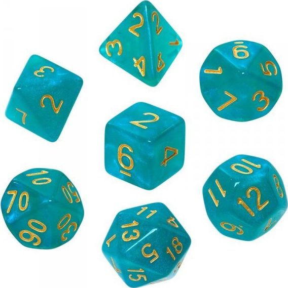 Rebel RPG dice set - Moonstones - Jasper galda spēle