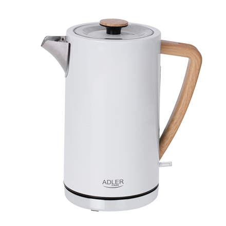 ADLER AD 1347w electric kettle white Elektriskā Tējkanna