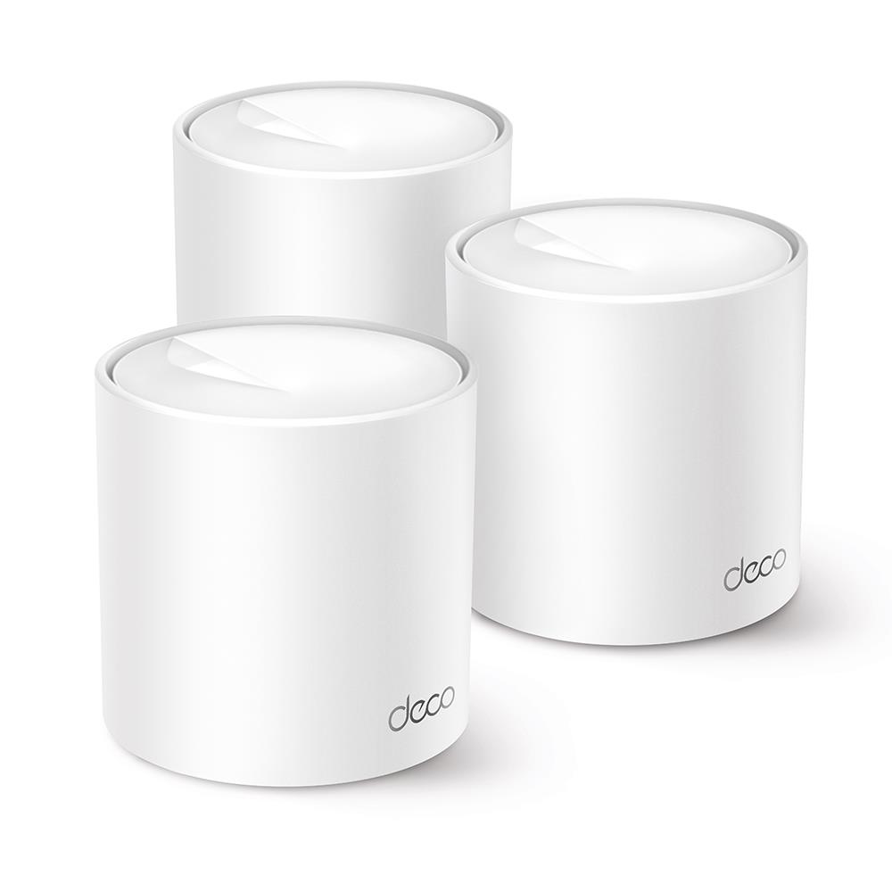Wireless Router|TP-LINK|Wireless Router|1500 Mbps|Mesh|Wi-Fi 6|1x10/100/1000M|1x2.5GbE|DHCP|DECOX10(3-PACK) Rūteris