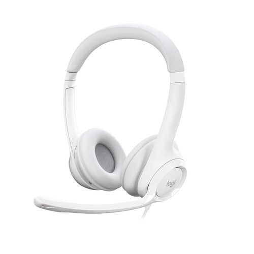 LOGI H390 USB Computer Headset - WHITE austiņas